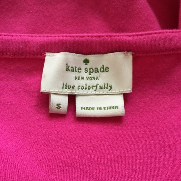 Kate Spade Pomona Hot Pink Bowtie Top, Size Small - Picture 3 of 4